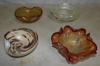 Lot of Art Glass Bowls