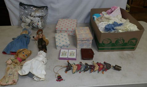 Lot of Dolls & Doll Clothing