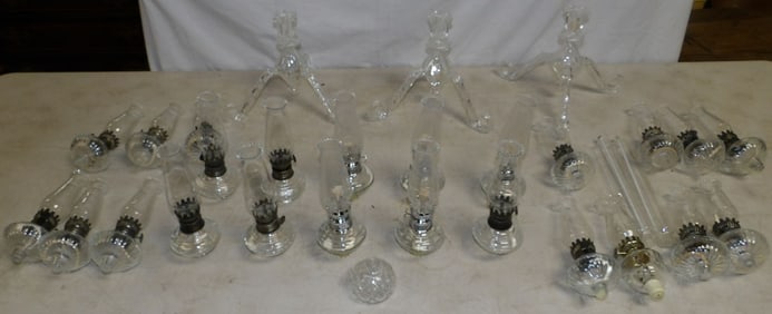 Lot of Oil Lamps