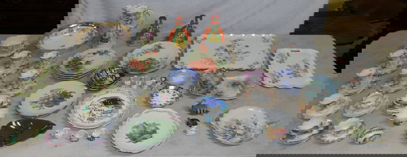 Lot of Porcelain Items: Lot of Porcelain Items . Up to 15" W 11 1/2" D ALL DESCRIPTIONS AND ANY CONDITION STATEMENT GIVEN BY LANGSTON AUCTION GALLERY ARE STRICTLY OPINIONS AND LANGSTON'S SHALL HAVE NO RESPONSIBILITY FOR ERRO