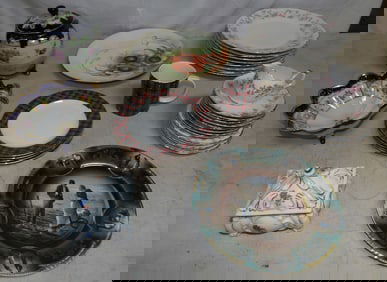 Lot of Hand Painted Porcelain Items