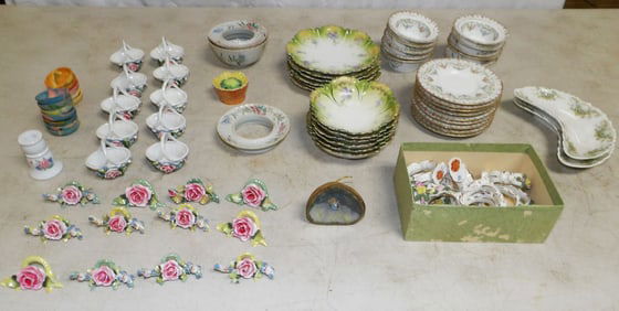 Lot of Hand Painted China