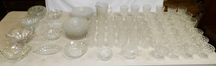 Lot of Sandwich Glass