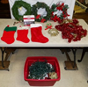 Lot of Christmas Decorations
