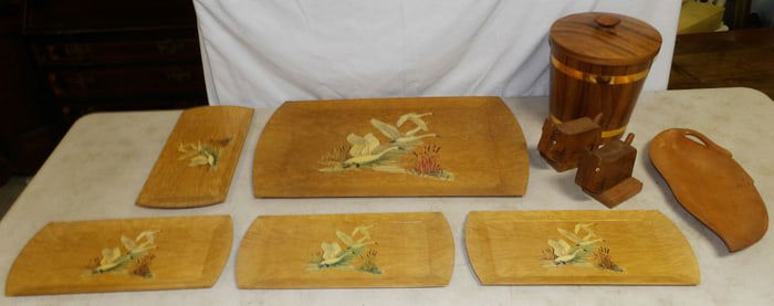Lot of Wood Items