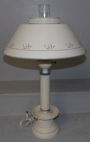 painted tole lamp
