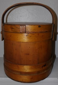antique pine bucket