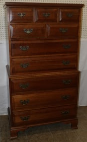 cherry 3 over 2 over 5 chest on chest by Davis cabinet company
