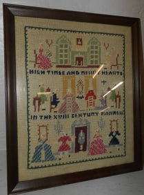 framed needlework
