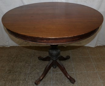 mahogany tilt top tea table