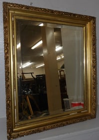 antique gilded frame mirror