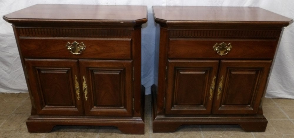 Pair of Cherry Night Stands by Hickory (1 of 6)