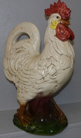 Painted Porcelain Rooster