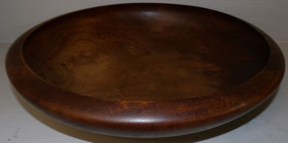 mid century modern mahogany bowl