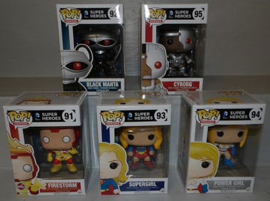 lot of five Funko pops