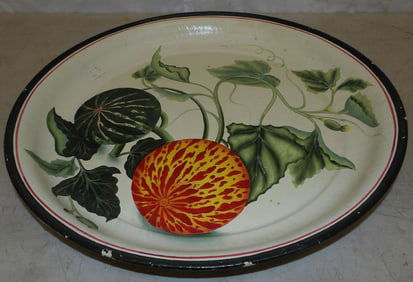 tole paint decorated bowl