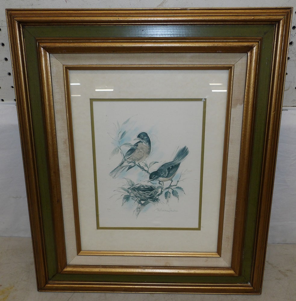 framed bird print (1 of 4)