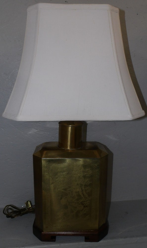 oriental brass lamp (1 of 3)