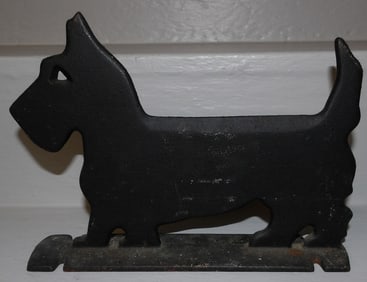 cast iron terrier boot scraper