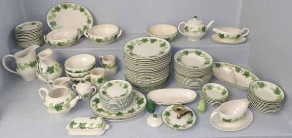 93 pieces of Franciscan China ivy pattern
