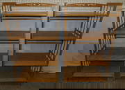 Pair of Modern Bamboo Shelves