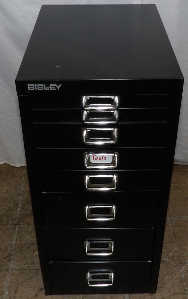 Painted Metal Eight Drawer Cabinet by Bisley (1 of 6)