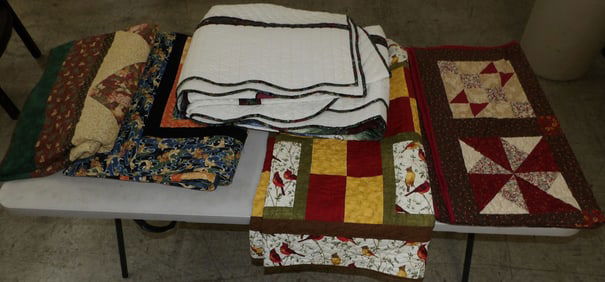 Five Vintage Quilts