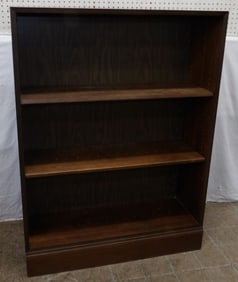 Mid Century Modern Walnut Open Bookshelf
