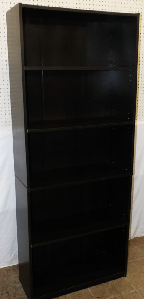 Modern Bookshelf: Modern Bookshelf. 71 1/2" H 29" W 11 3/4" D ALL DESCRIPTIONS AND ANY CONDITION STATEMENT GIVEN BY LANGSTON AUCTION GALLERY ARE STRICTLY OPINIONS AND LANGSTON'S SHALL HAVE NO RESPONSIBILITY FOR ERRORS