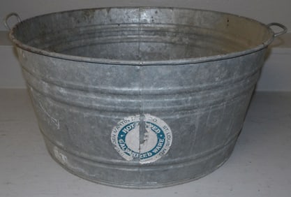 Galvanized Washtub