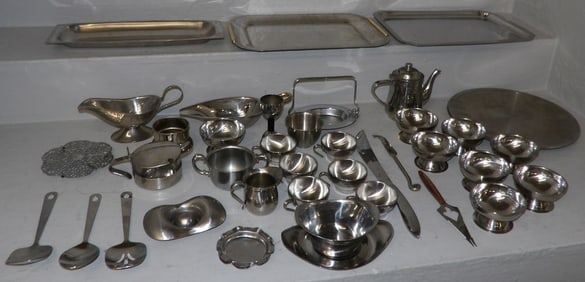Lot of Stainless Steel Kitchen Items
