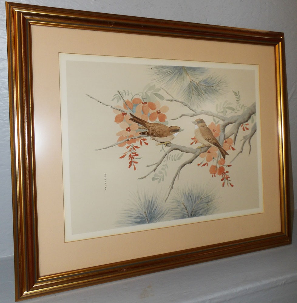 Framed Bird Print (1 of 4)