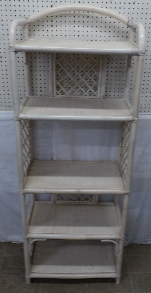 Painted Rattan Shelf (1 of 5)