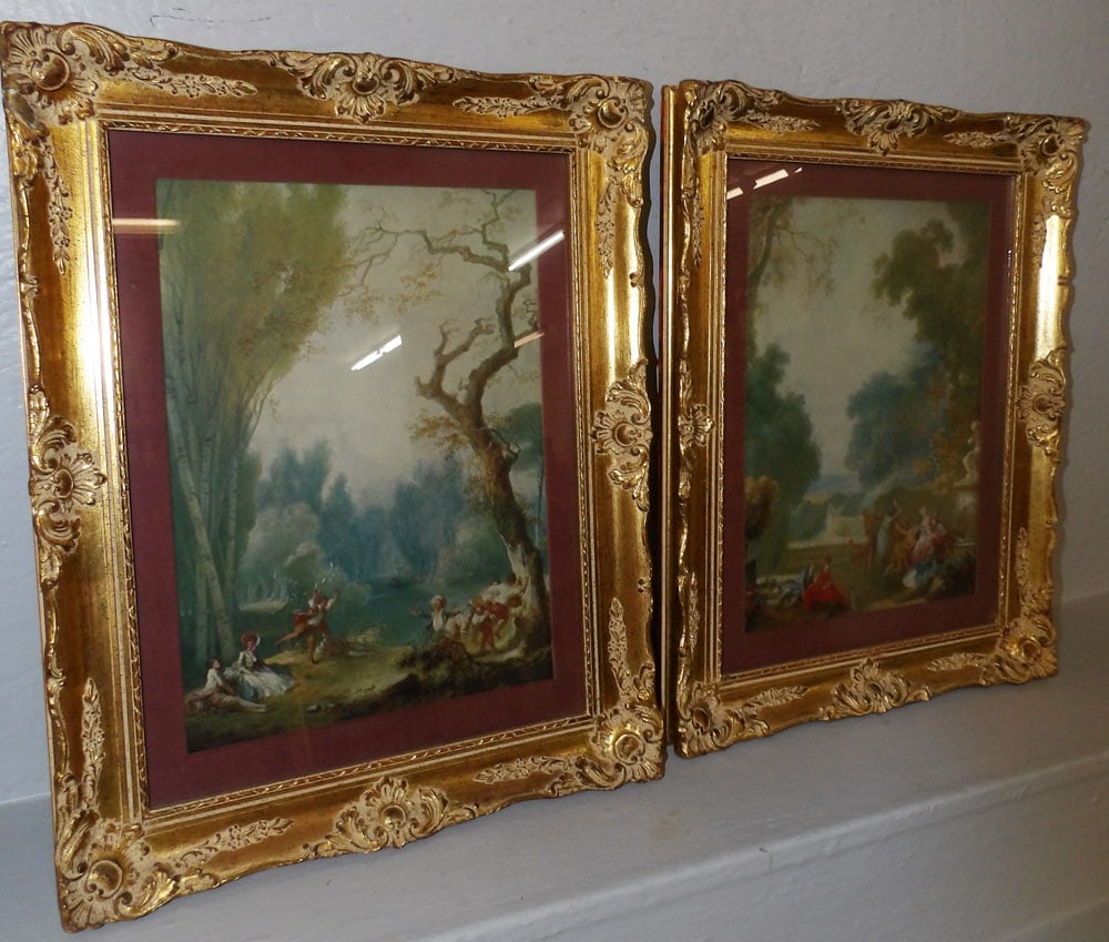 Pair of Gilded Frame Prints (1 of 8)