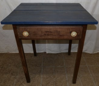 Painted Pine One Drawer Stand