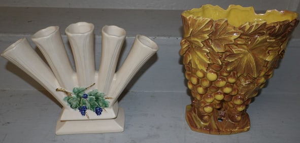 Two McCoy Pottery Vases