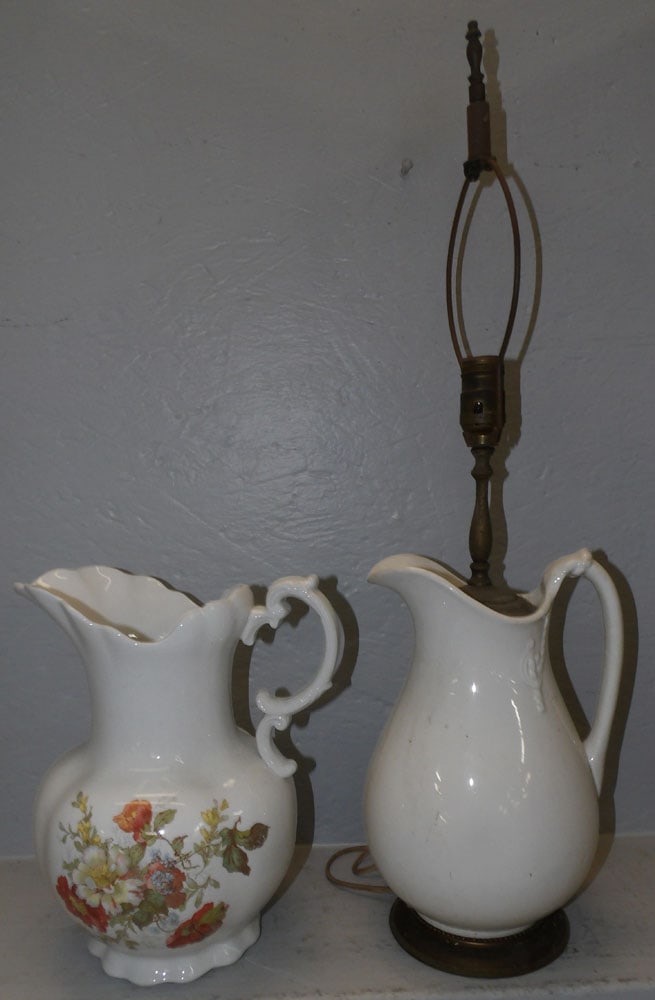 Two Antique Porcelain Pitchers (1 of 3)