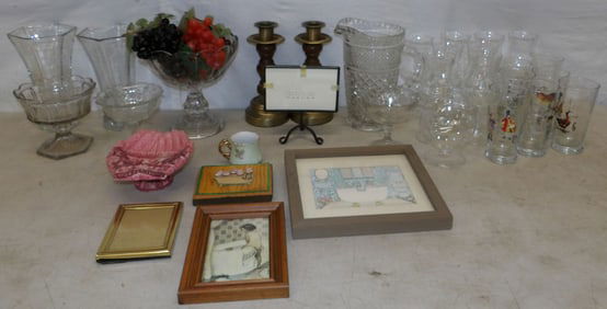 Lot of Glass Items