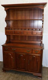 Cherry Two Piece Hutch by Drew