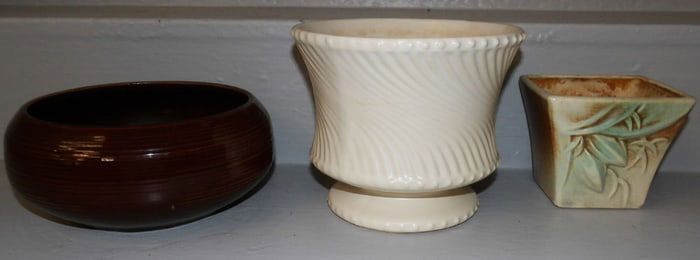 Three Pieces of McCoy Pottery