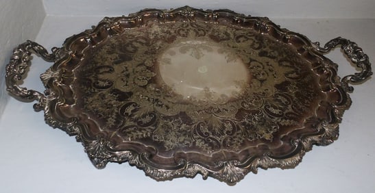Silverplated Serving Tray