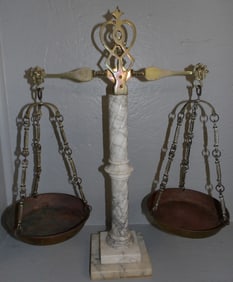 Marble & Brass Scales