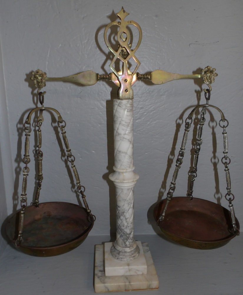 Marble & Brass Scales (1 of 4)