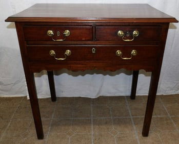 19th Century Mahogany Three Drawer Workstand