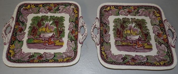 Pair of Mason's Ironstone Trays