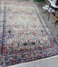 6' 3" x 9' 6" Antique Handmade Oriental Rug