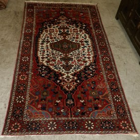 5' 5" x 9' 11" Antique Handmade Oriental Rug