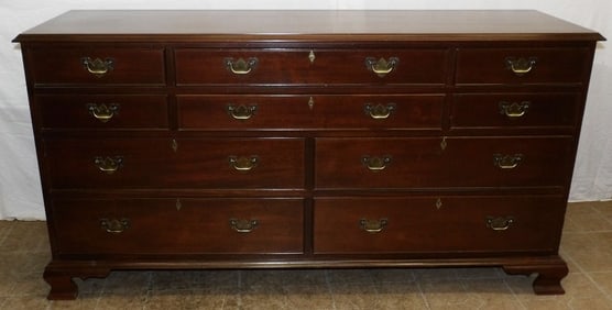 mahogany 10 drawer chest by Craftique