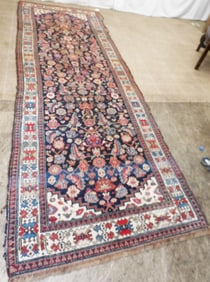 4' x 11' 6" Antique Handmade Oriental Rug
