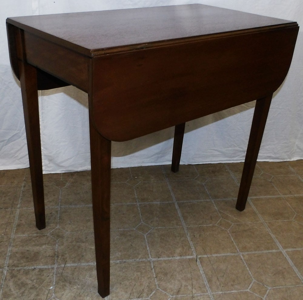 19th Century Mahogany Drop Leaf Table (1 of 4)
